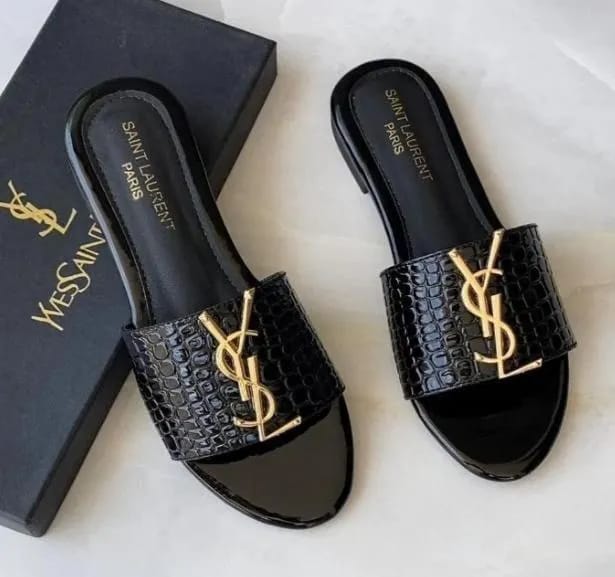 Elegant Women's Black Synthetic Leather Formal Flats – Timeless Comfort & Style