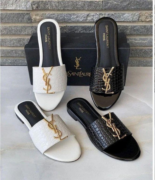 Elegant Women's Black Synthetic Leather Formal Flats – Timeless Comfort & Style