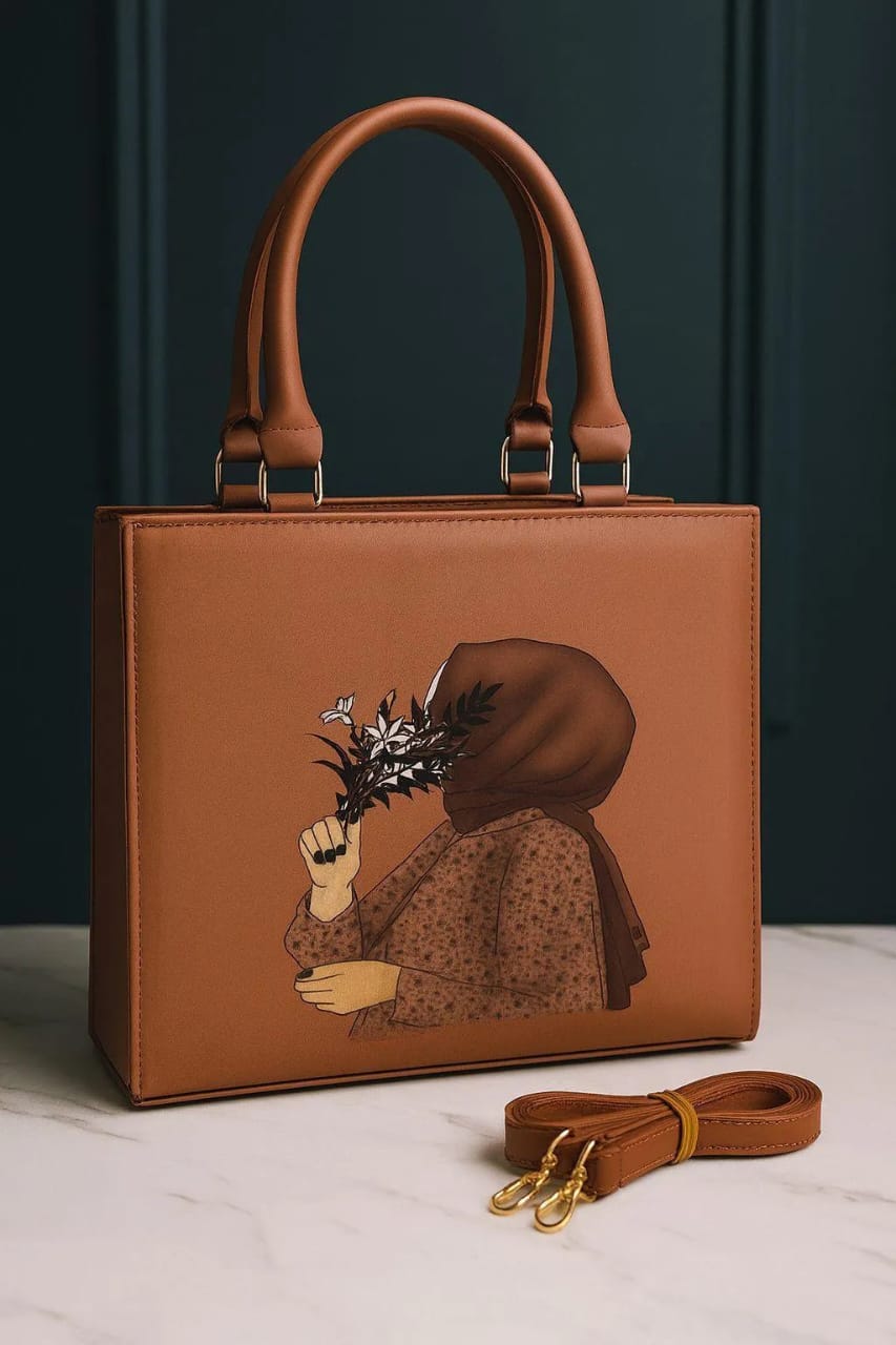 Premium Girl’s Chain Crossbody Bag – Elegant Black Texture Design | YSL-Inspired Luxury Handbag with Long Chain